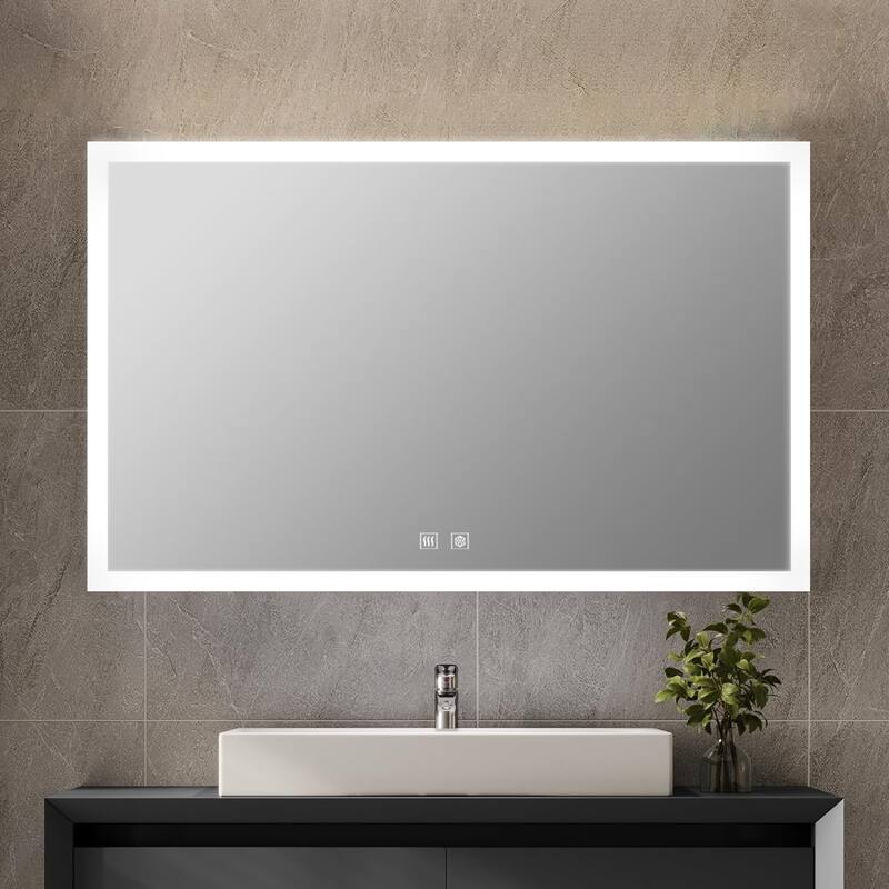 Aurorium LED Bathroom Vanity Mirror - N/A