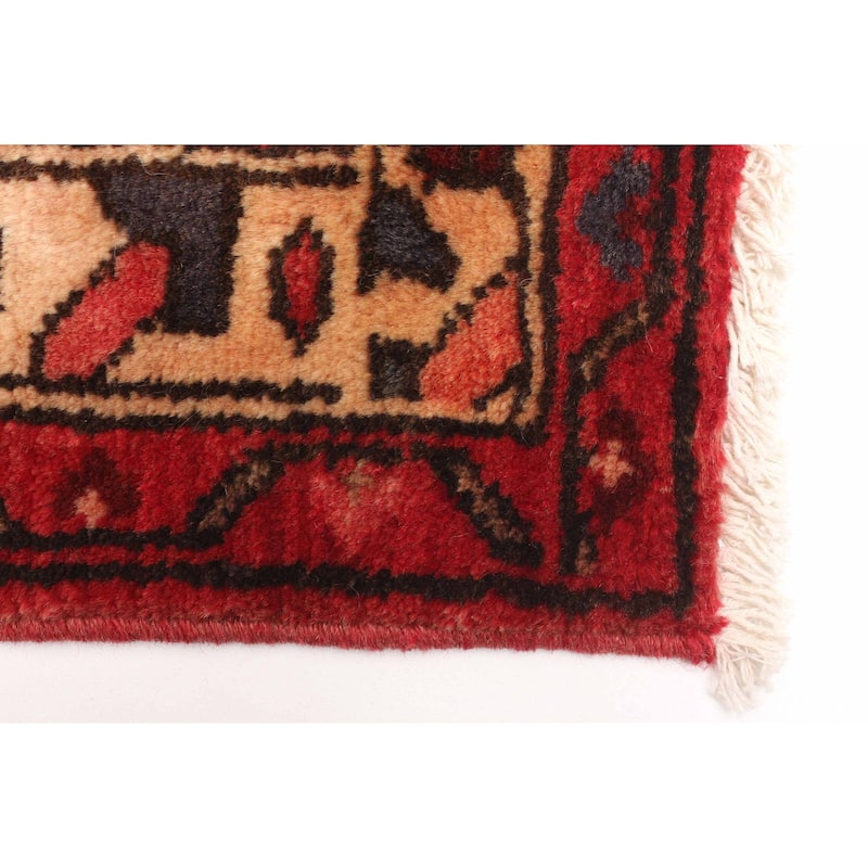 ECARPETGALLERY Hand-knotted Andelz Red Wool Rug - 3'5 x 5'4