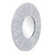 preview thumbnail 5 of 6, Allan Andrews Fischer Round Coastal Wooden Blue Gray Mirror