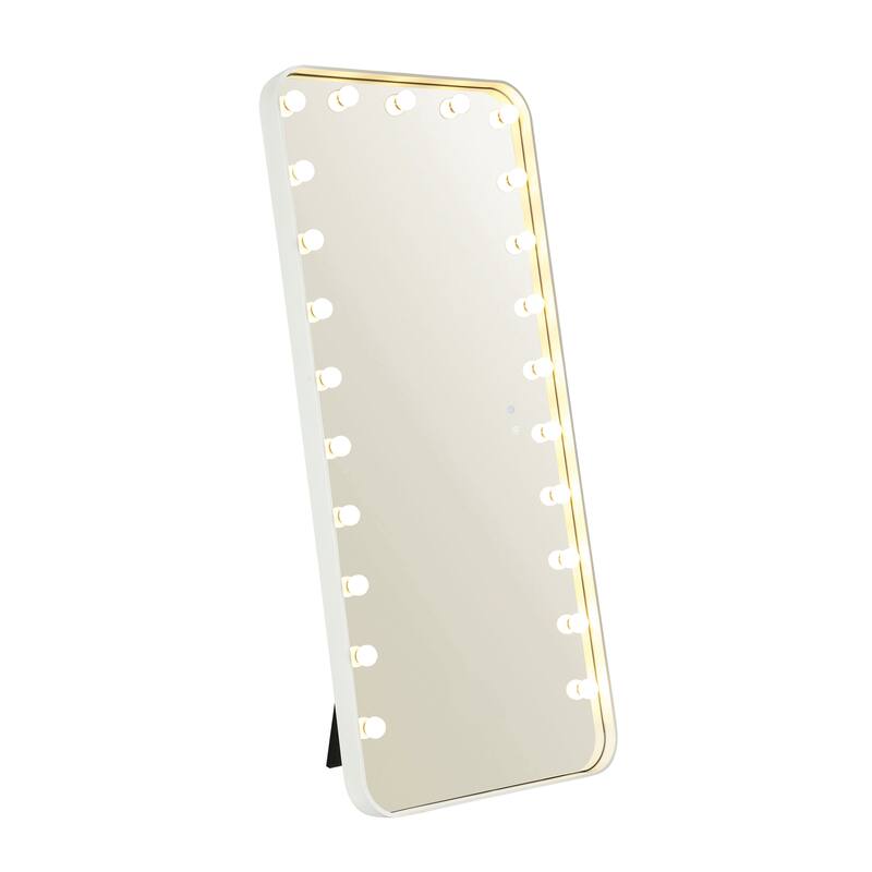 Furniture of America Agnes Glam 71-inch Full Length Mirror with LED and Bluetooth Speaker
