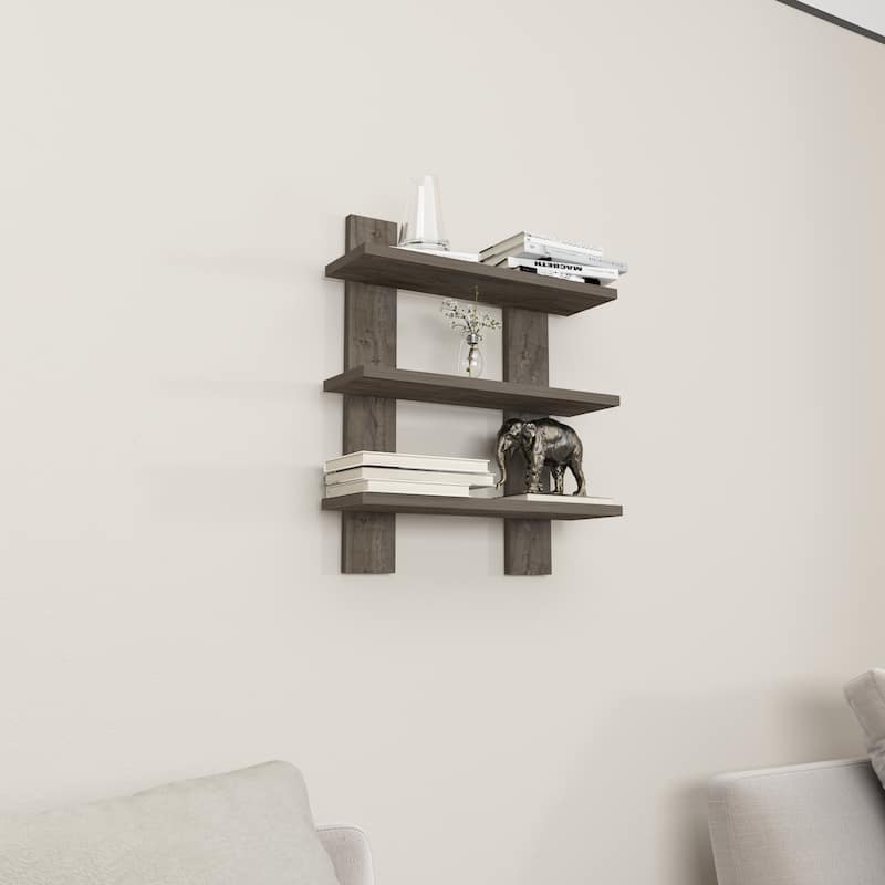 Harris Wall Shelf - Dark Coffee