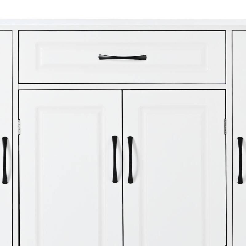 Elegant Minimalist Wooden Shoe Storage Cabinet