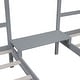 preview thumbnail 10 of 20, Double Twin Canopy House Beds with Table - Pine Wood Frame
