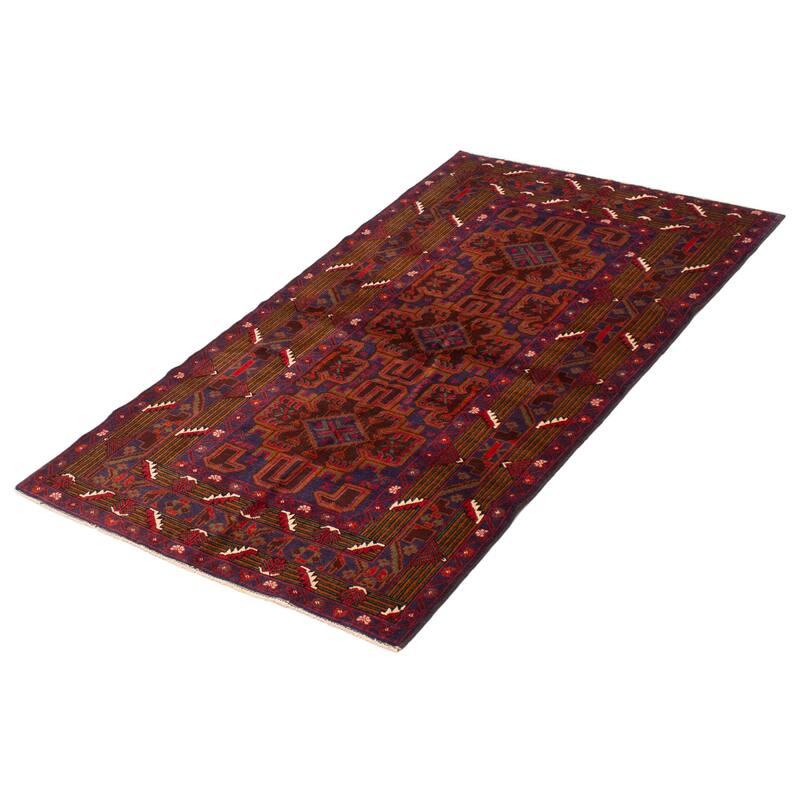 Teimani Brown Rug 3'7" x 6'4" - 3'7 x 6'4