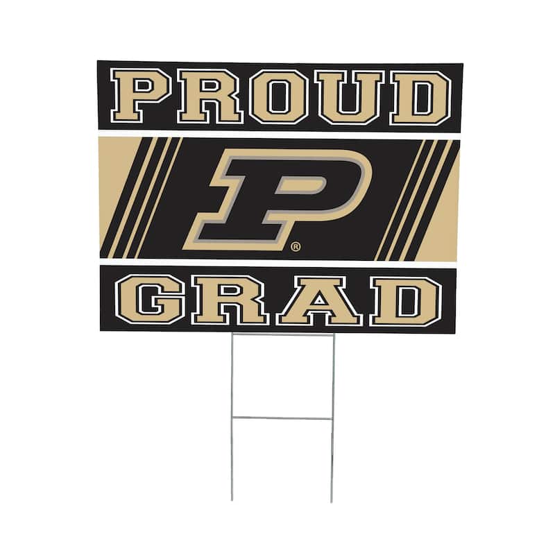 Purdue University 24" x 18" Graduation Coroplast Outdoor Yard Sign