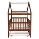 preview thumbnail 32 of 30, Twin Size House Bed for Kids, Wooden House Bed Twin with Trundle