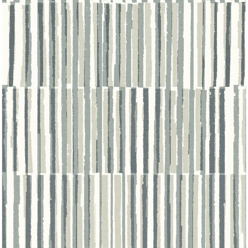 A-Street Prints Sabah Slate Stripe Wallpaper