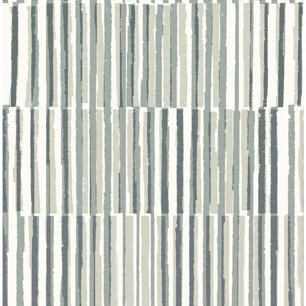 A-Street Prints Sabah Slate Stripe Wallpaper