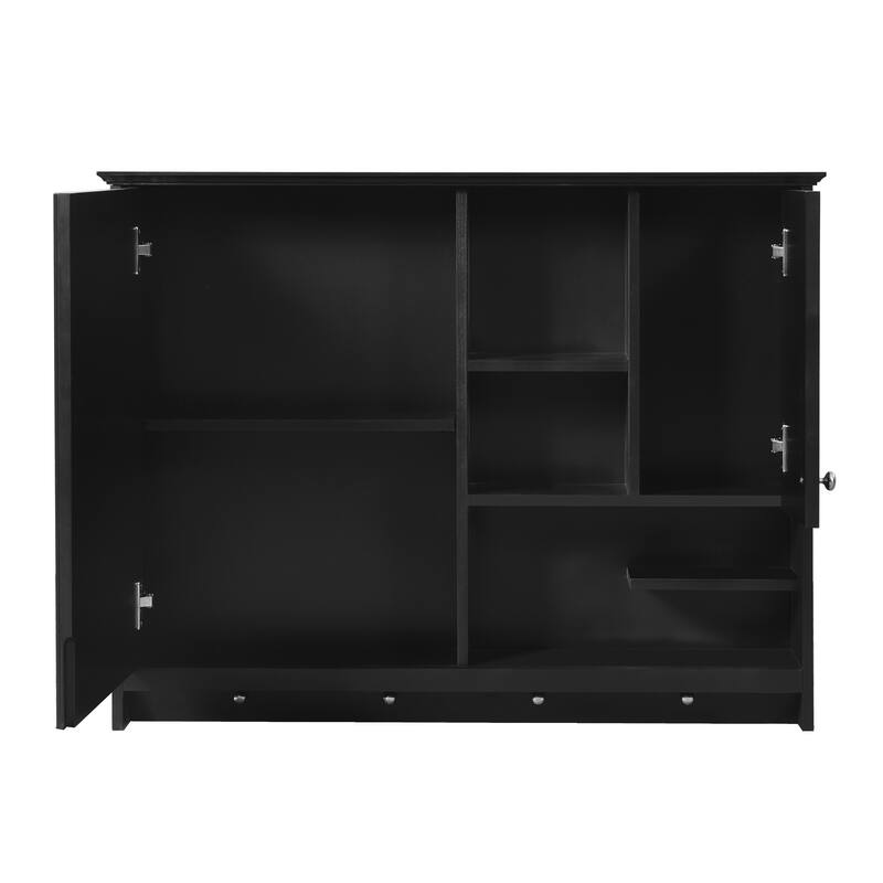 36 Inch Wall Mounted Medicine Cabinet, Bathroom Storage Cabinet with Mirror Door and Adjustabl Shelf