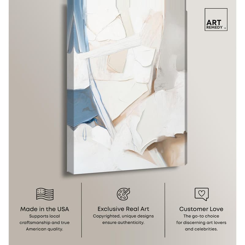 Bone and Beige I Canvas by Art Remedy, Gallery Wrapped