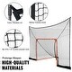 preview thumbnail 4 of 5, Hockey and Lacrosse Goal Backstop with Extended Coverage - 6*6 feet spliced