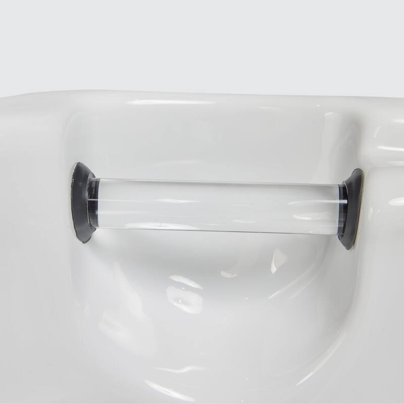 Buenospa Dallas 6 - Person 82 - Jet Hot Tub, Ice White with Ozone and LED Lights