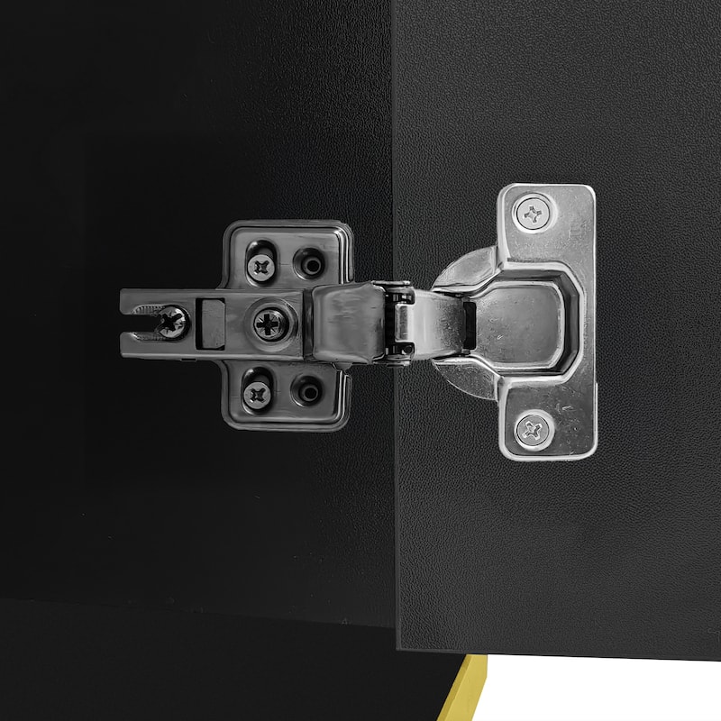 70.9'' Modern TV Stand for TVs up to 80 Inches, Entertainment Center Storage Cabinet with 2 Shelves and LED Lights