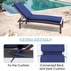 preview thumbnail 101 of 135, Pellebant Outdoor Patio Chaise Lounge Cushion