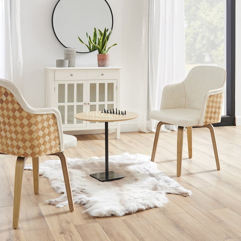 Art Leon Mid-century Swivel Accent Armchair