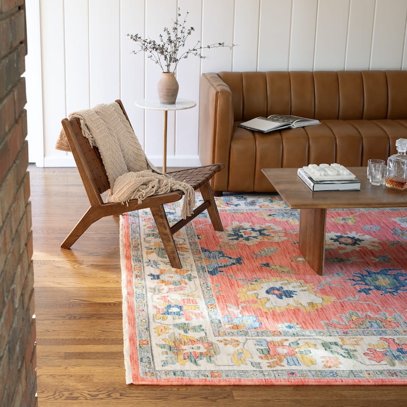 Style Haven Lawson Vintage Oriental Area Rug - 2' x 3' - Salmon Pink/ Multi - Rectangle