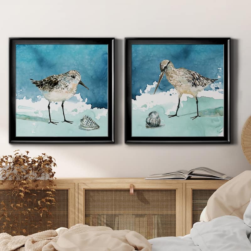 Delray Sandpiper I-Premium Framed Canvas - Ready to Hang - Multi-Color