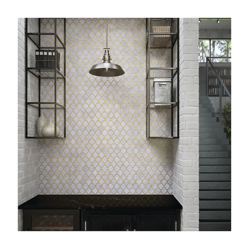 Daltile Lavaliere Natural Stone Kapali Mosaic (10 Pc per Carton) (8.40 Sqft per Carton)