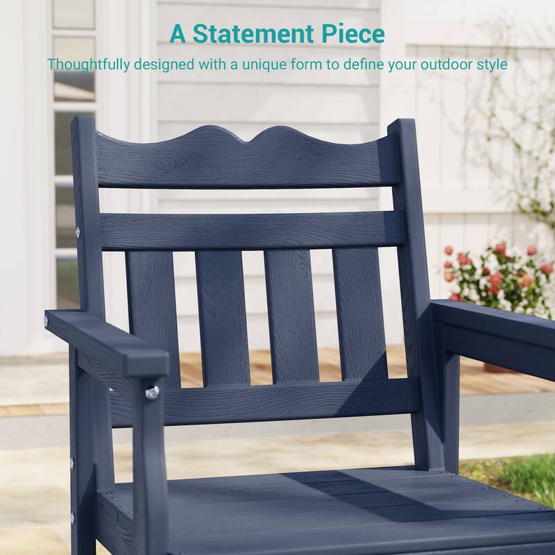 HIPS All-weather Outdoor Dining Chairs with 304 Hardware (Set of 2)