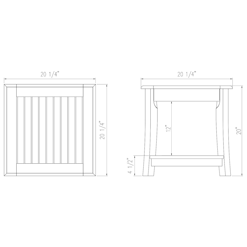 Cambridge Casual Chara 4-piece Teak Patio Conversation Set