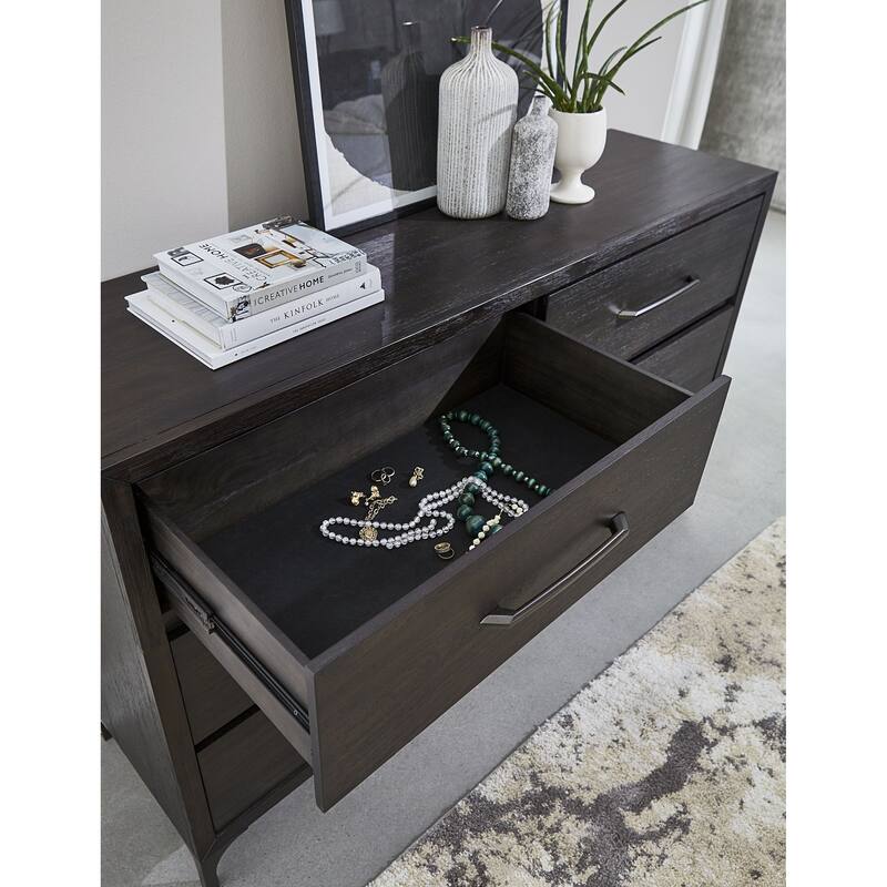 Lucerne Six-Drawer Dresser in Vintage Coffee