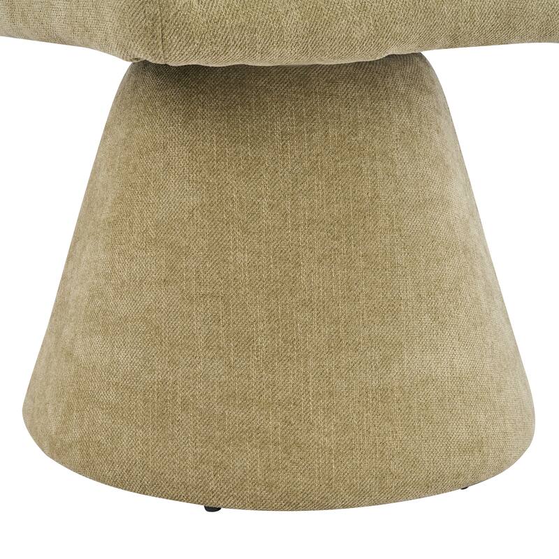 Christopher Knight Home - Melville 7-Piece Upholstered Swivel Dining Set with 84" Rectangular Pillar Base Dining Table