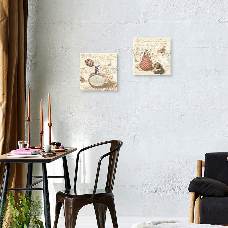 Parfumerie de Paris I, Parfumerie de Paris II by Marie Elaine Cusson Canvas Art Prints