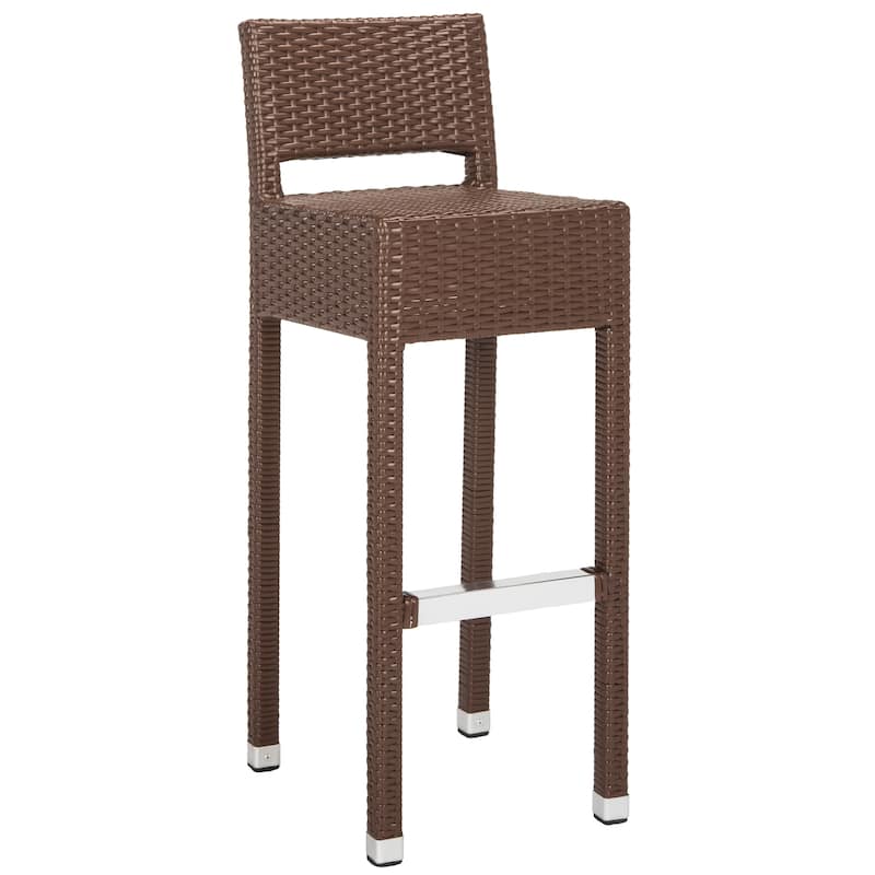 SAFAVIEH Noreta Indoor/ Outdoor 30-inch Stacking Counter Stool - 13Wx18Dx38H
