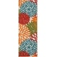 preview thumbnail 49 of 112, Nourison Aloha Floral Modern, Indoor/Outdoor Area Rug 2' x 6' - Green