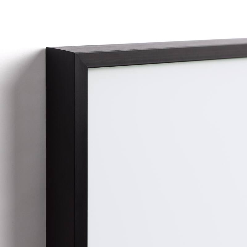 "Doberman" Black and White Pet Paintings on Printed Glass Encased with a Black Anodized Frame