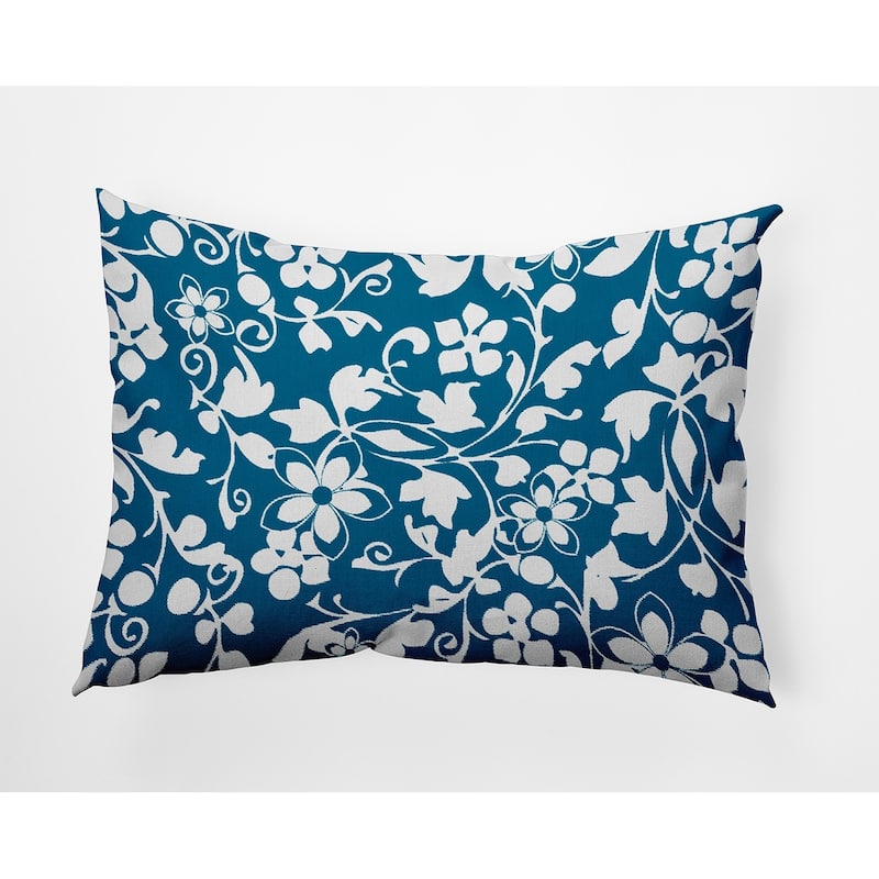 Evelyn Decorative Throw Pillow - Teal - 14" x 20"