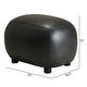 preview thumbnail 53 of 112, KINWELL 23" Wide Faux Leather Upholstered Ottoman Footrest, PU Entryway Footstool