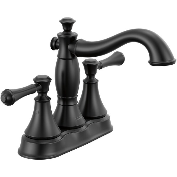 Delta Cassidy Centerset Bathroom Faucet with Pop-Up Drain Assembly