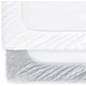 preview thumbnail 4 of 3, The Peanutshell Grey & White Minky Dot Changing Pad Covers, 2-Pack