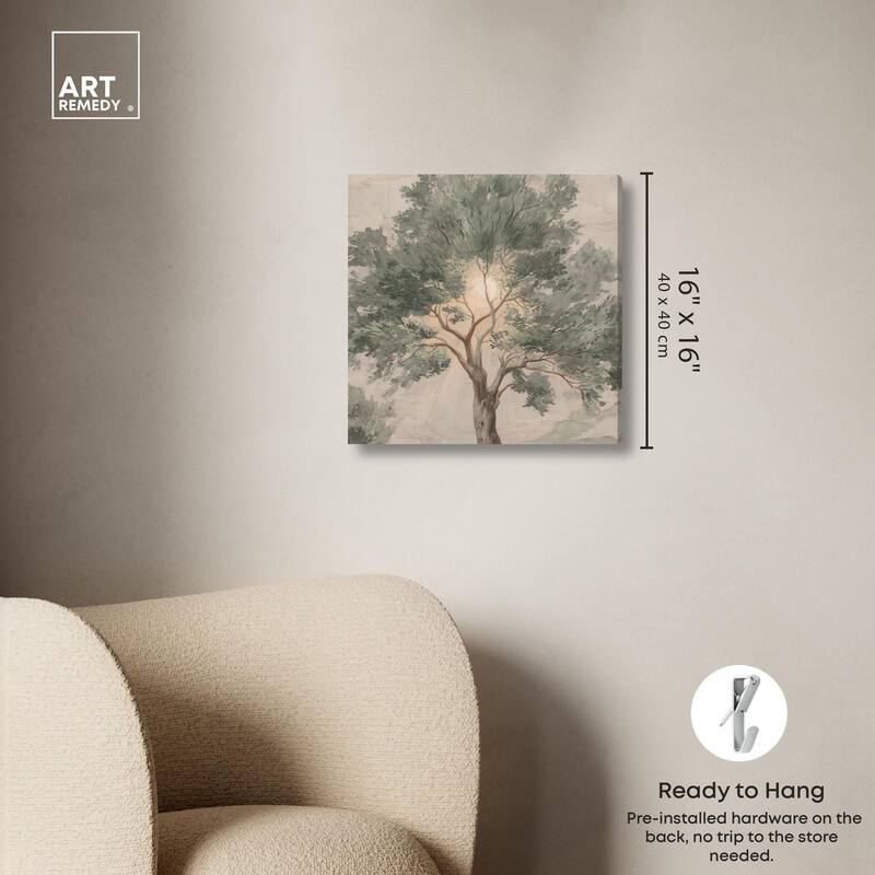 Emanating Branches II Canvas by Art Remedy, Gallery Wrapped
