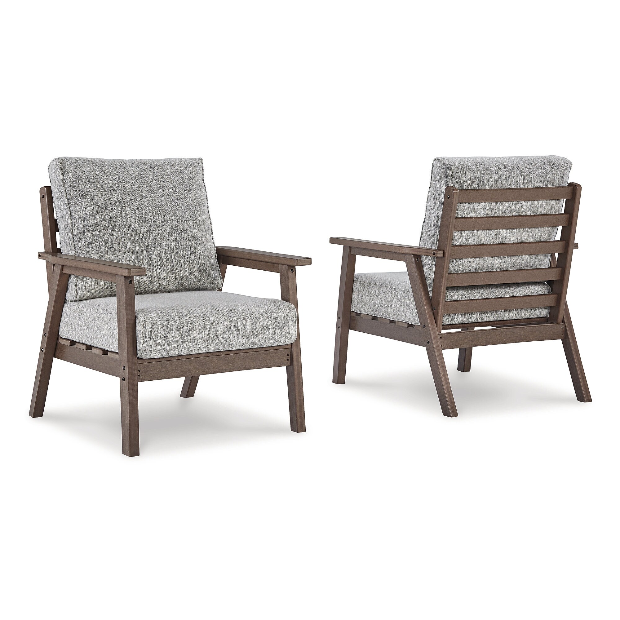 Emmeline 5 Piece Outdoor Seating - Brown/Beige Emmeline 5 Piece Outdoor Seating - Brown/Beige