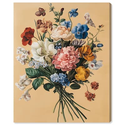 Floral Fiesta Canvas by Art Remedy, Gallery Wrapped