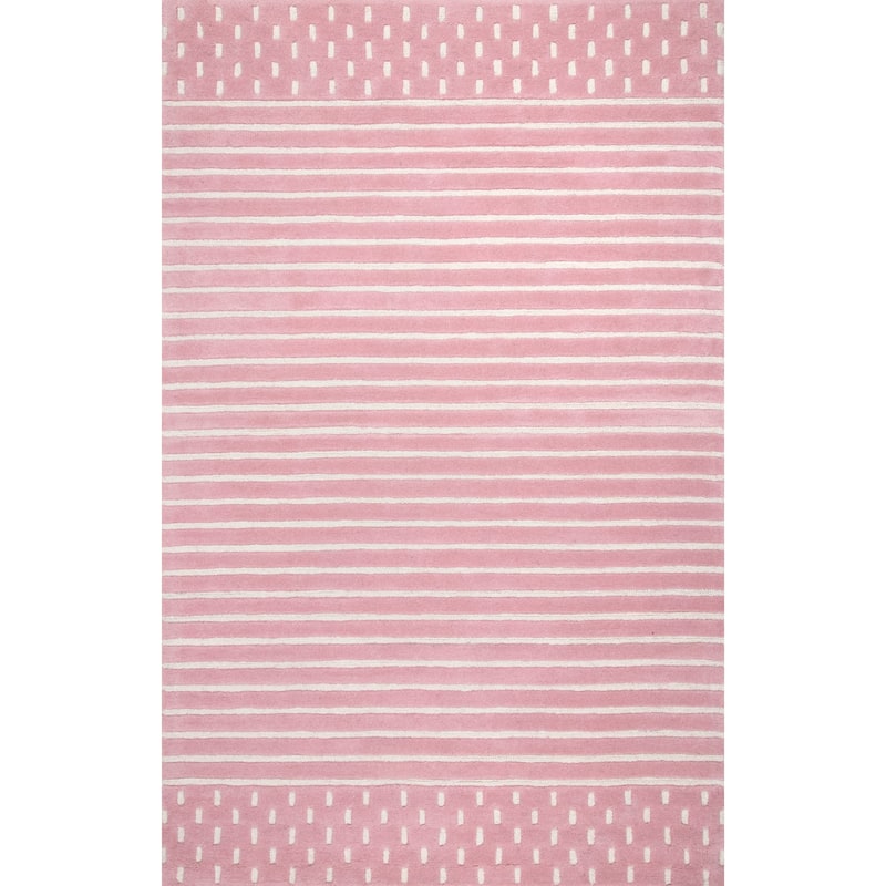 Mandia Striped Wool Area Rug