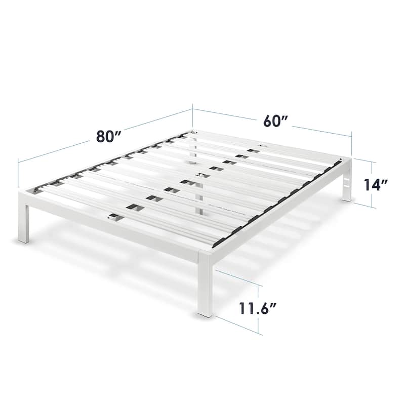 Titan C Heavy Duty Steel Platform Bed By Crown Comfort