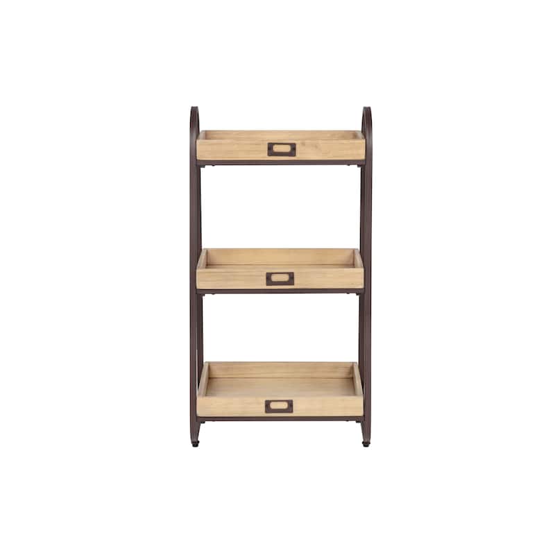 Linon Three Tiered Bath Stand