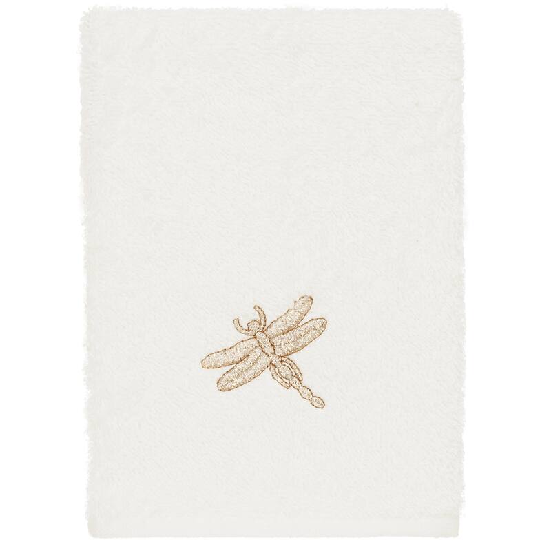 Authentic Hotel and Spa 100% Turkish Cotton Braelyn 3PC Embellished Towel Set