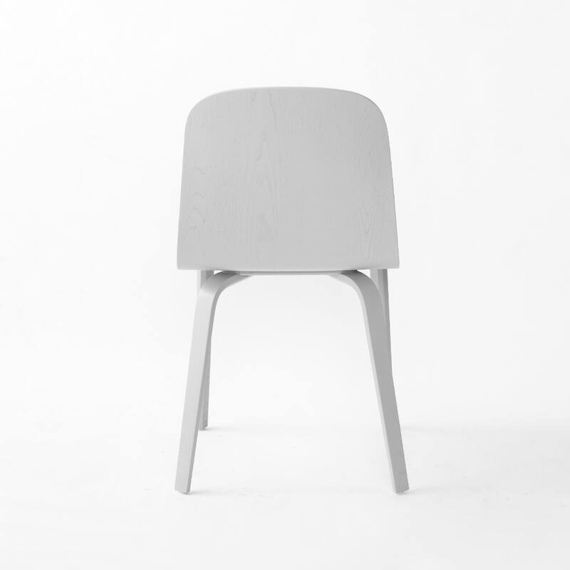 (Set of 2) ELSA Modern Wood Dining Side Chairs