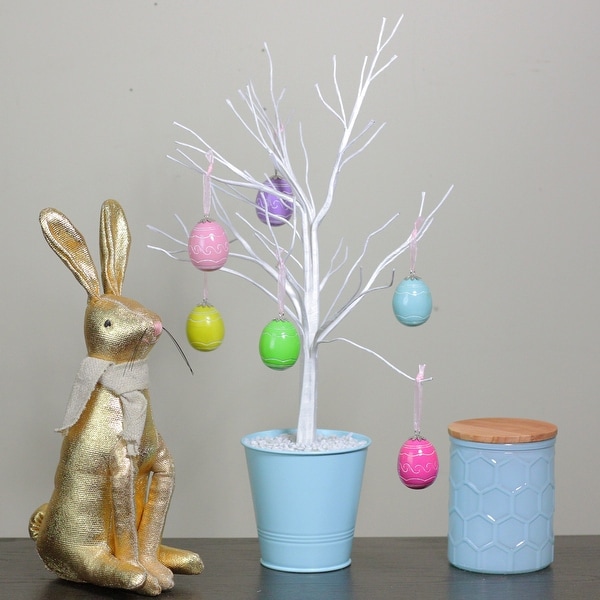 Spring Floral Easter Egg Style Tin ONE EGG supplied