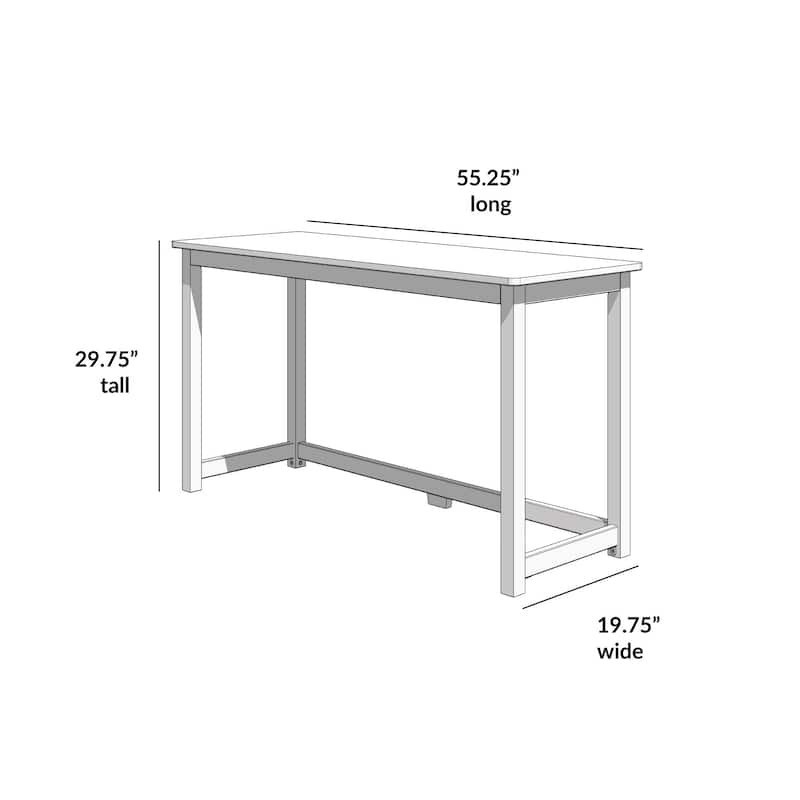 Plank and Beam Simple Desk - 55.25"