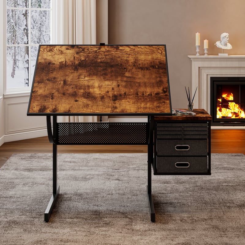 1500 pieces Jigsaw Puzzle metal Table board for adults gift with 4 trays and 2 Storage drawers