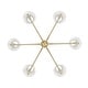 preview thumbnail 4 of 6, Kennedy 29.75" Wide 6-Light Chandelier