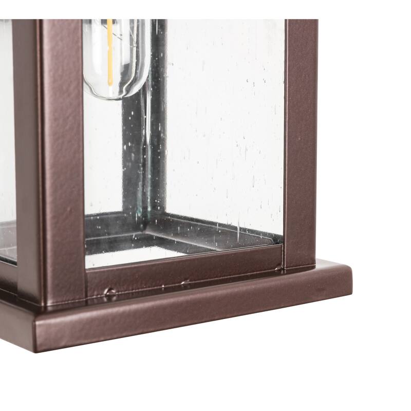 Brown Outdoor Oil Rubbed Bronze Wall Lamp Without Bulb