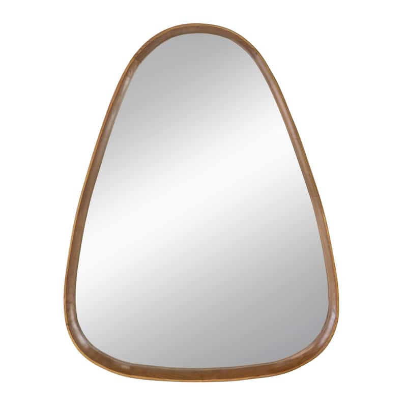 Irrgeular Mirror with Wood Frame