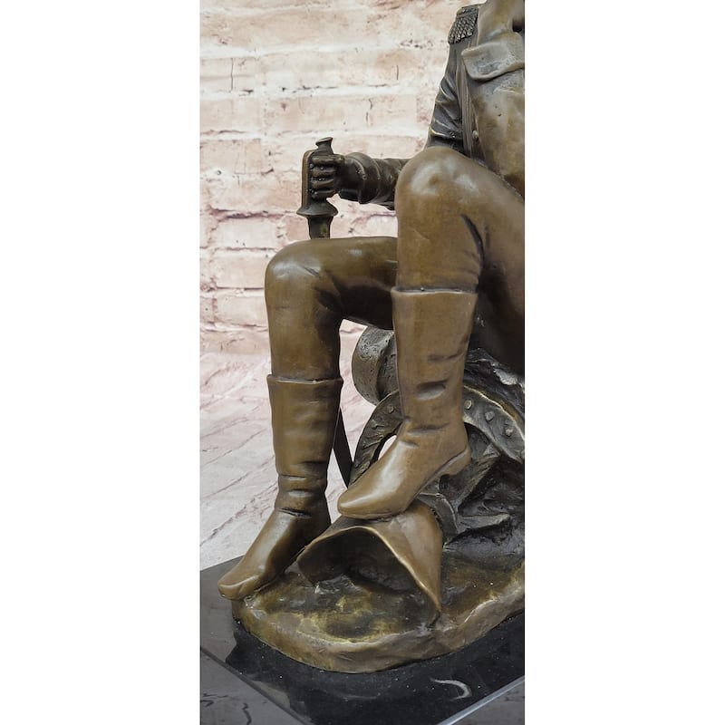 Hot Cast Bronze Sculpture Of A Young Napoleon Bonaparte By Aldo Vitaleh