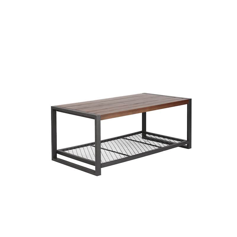 Coffee Table with a Natural Reclaimed Wood Finish